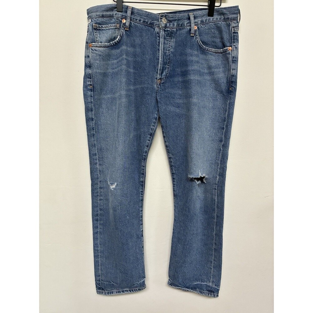 Citizens Of Humanity Emerson Jean Women’s 29 Medium Wash Distressed Boyfriend